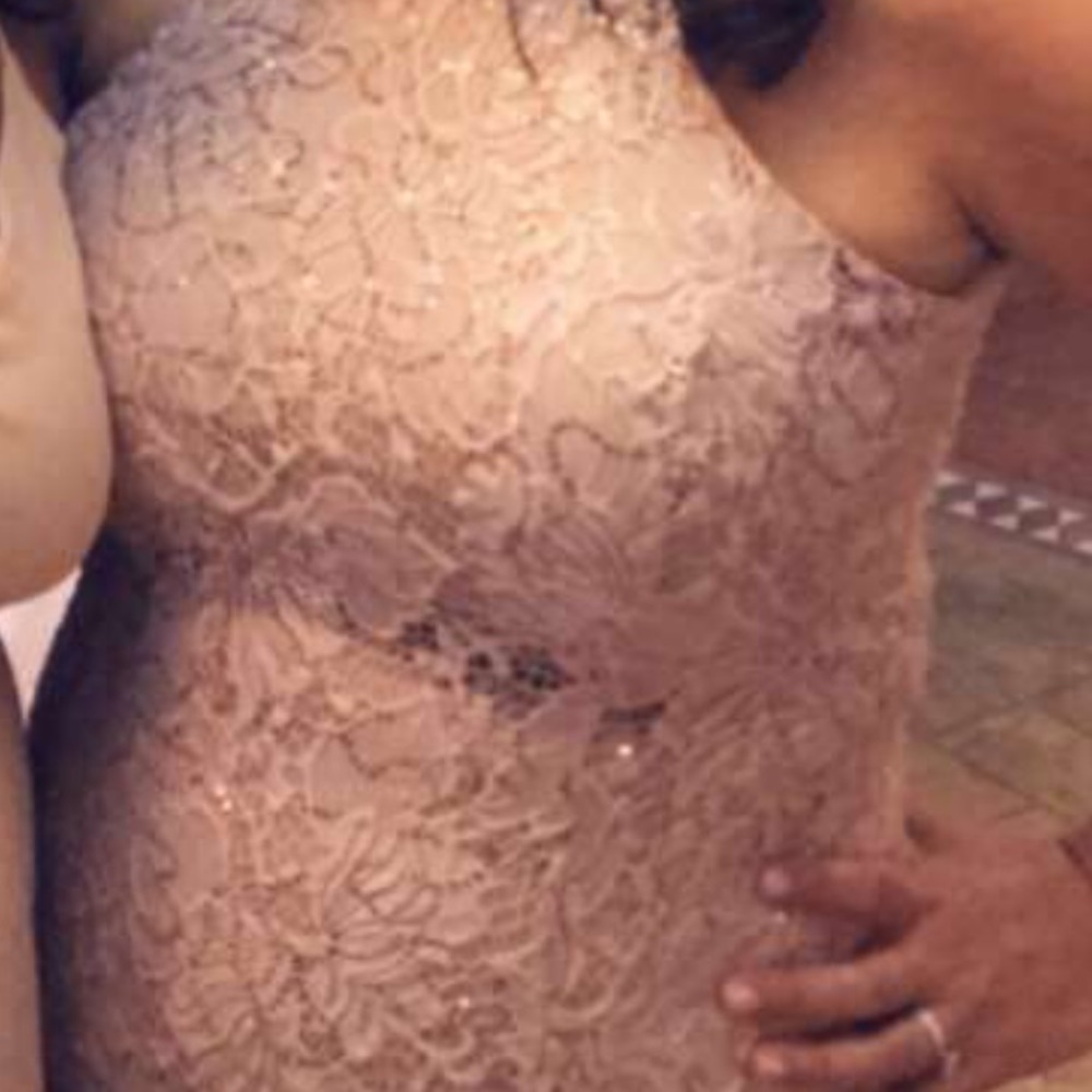 Rose Gold formal dress ✨
